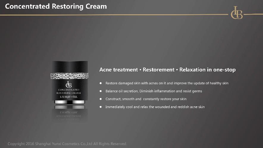LE BLEU CIEL CONCENTRATED RESTORING CREAM