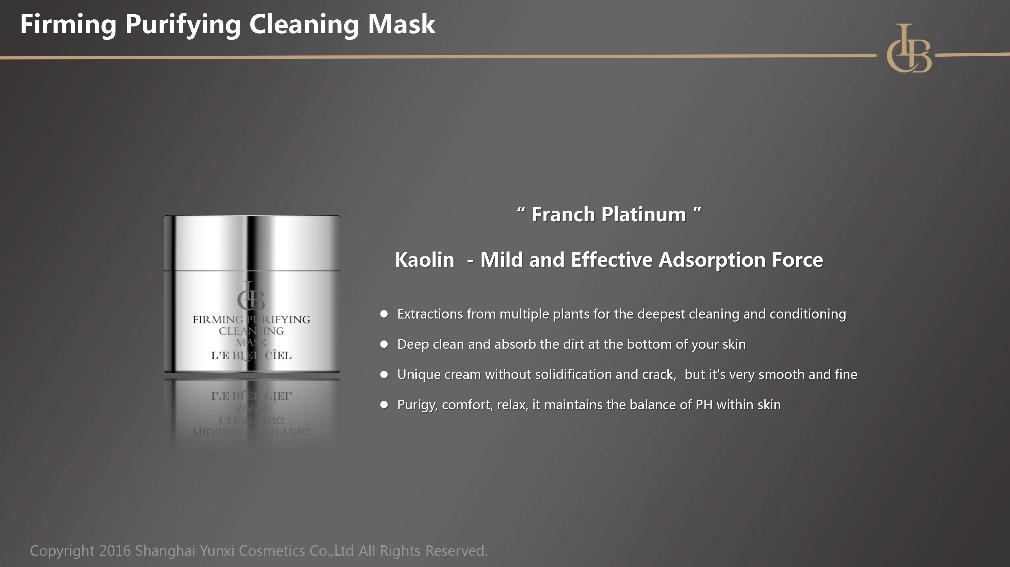 LE BLEU CIEL FIRMING PURIFYING CLEANSING MASK